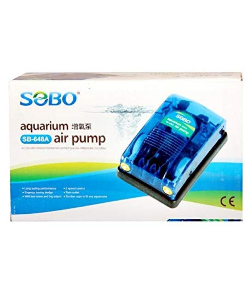     			SOBO Aquarium AIR Pump | SB - 648A | DOUBLE OUTLET