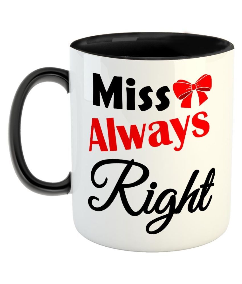 FABTODAY - Miss Always Right Coffee Mug - Best Valentine Gift for Wife
