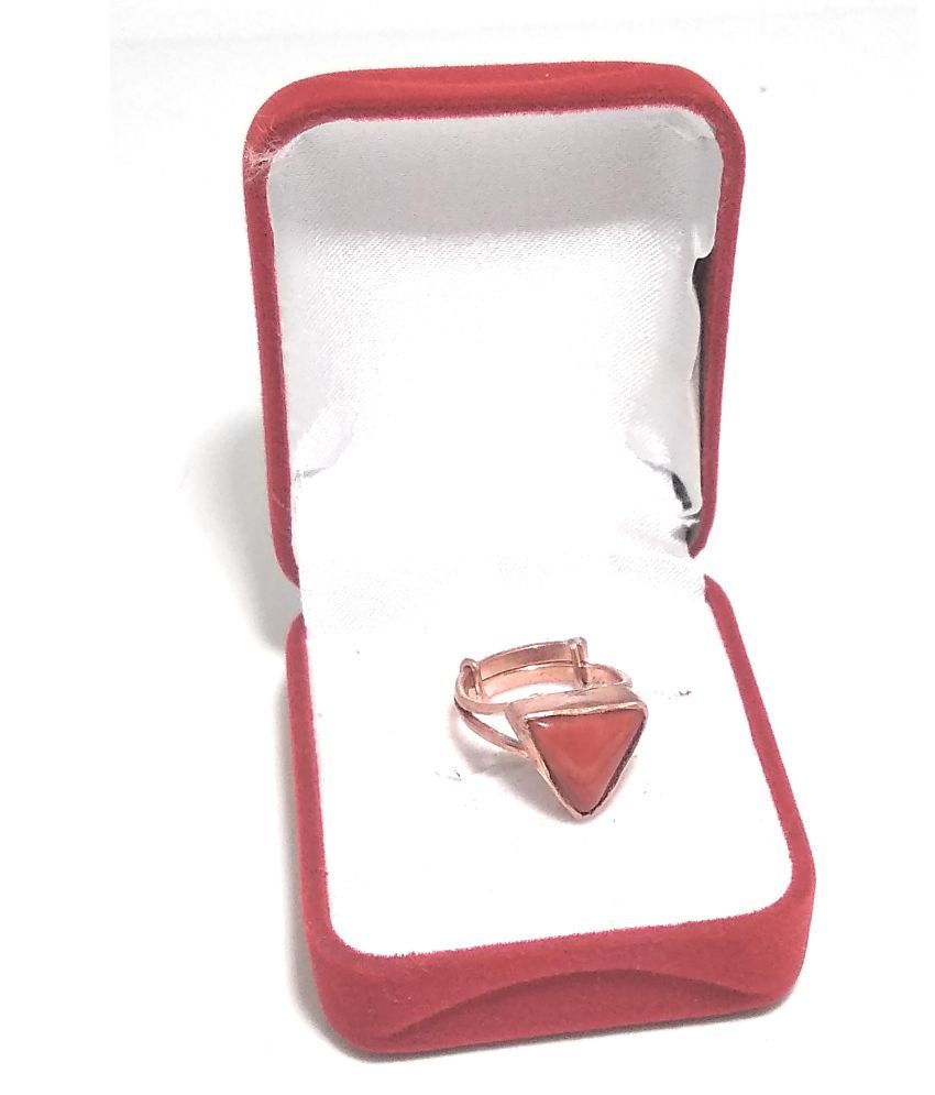Copper Coral Ring 2025