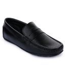 Liberty Slip On Genuine Leather Black Formal Shoes