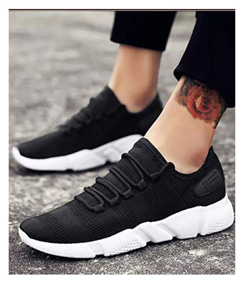 mactree black casual shoes