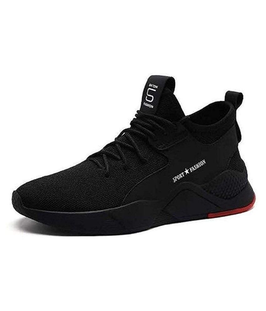 black trainer style shoes
