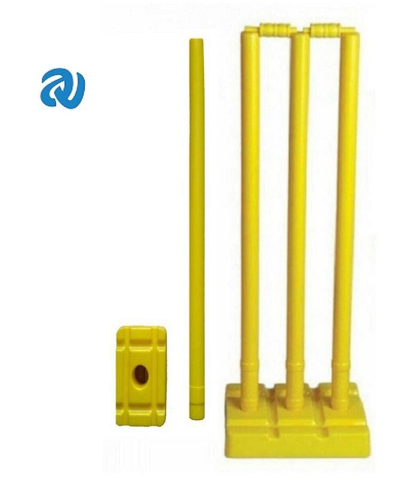 A1vk Plascti Stumps 4stumps 2 Half Bails And 2 Base Buy Online At Best Price On Snapdeal