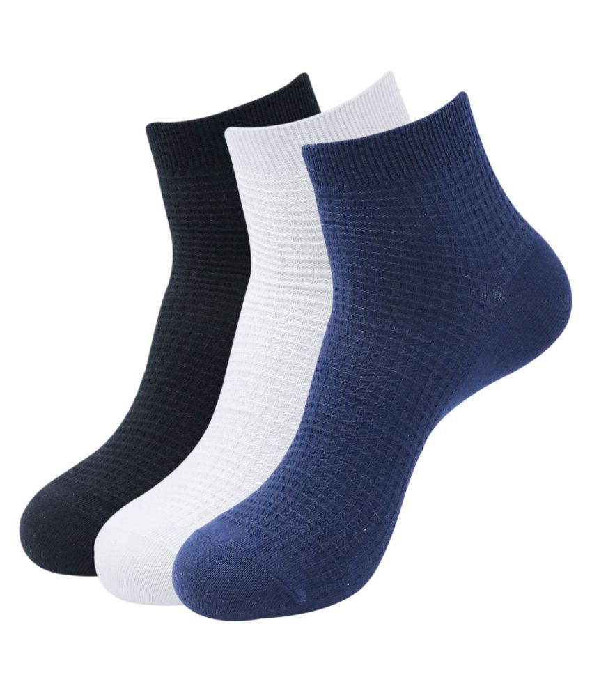 Balenzia Multi Ankle Length Socks Pack of 3