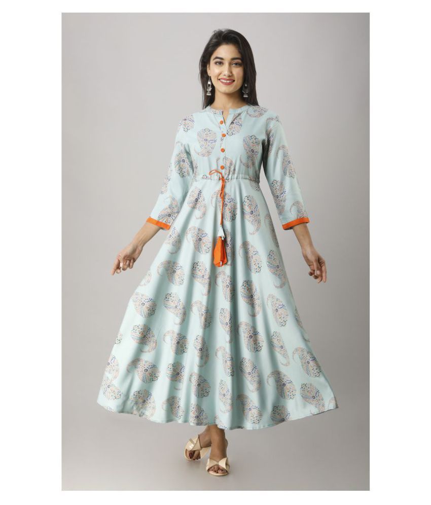 anarkali cotton kurti