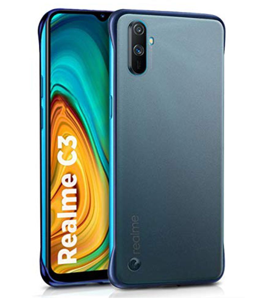 Realme C3 Shock Proof Case Wow Imagine Blue Plain Back Covers Online At Low Prices Snapdeal India