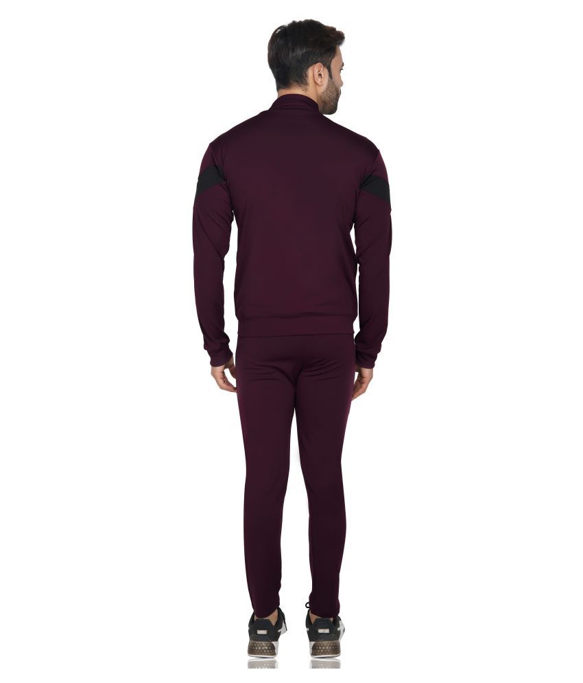 maroon tracksuit womens