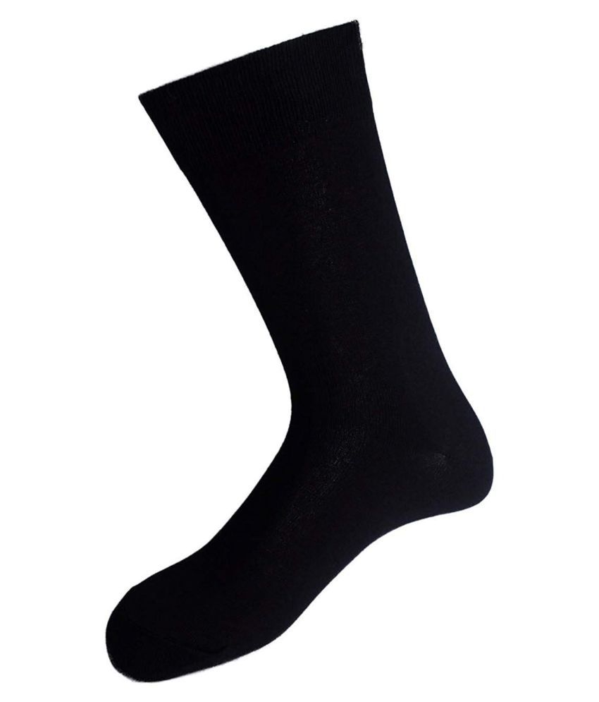     			Voici Black Formal Full Length Socks Pack of 1