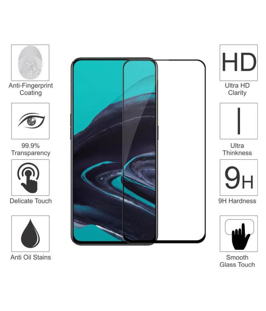 Oppo Reno 2z Tempered Glass Screen Guard By Lenmax Uv Protection Anti Reflection Tempered 6658