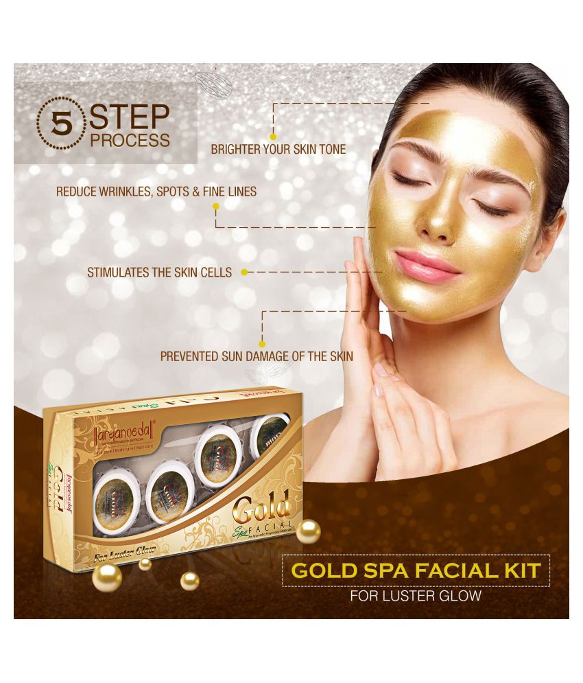 gold spa facial kit