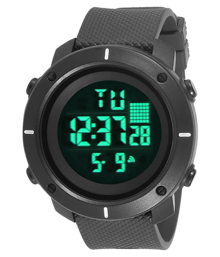     			Sonuto SNT-9061-Black Resin Digital Men's Watch