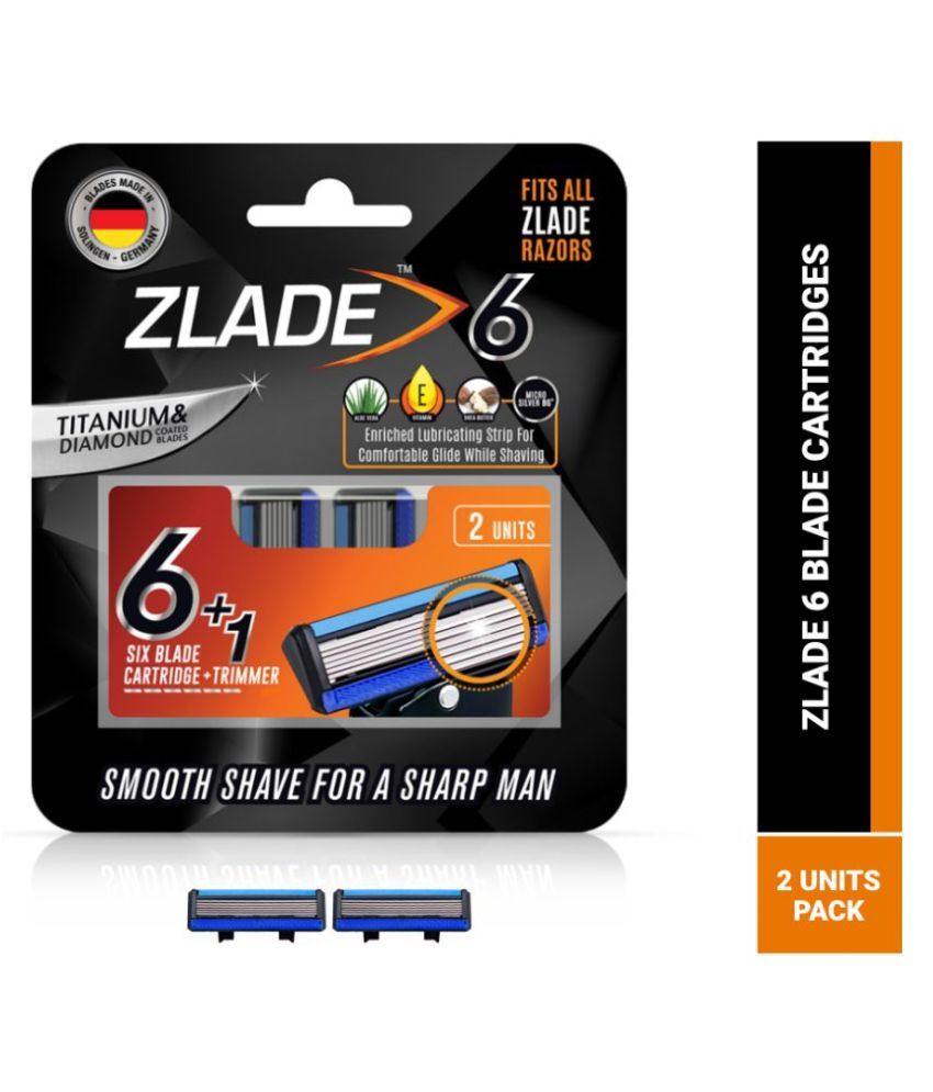 zlade 6 blade shaving cartridges