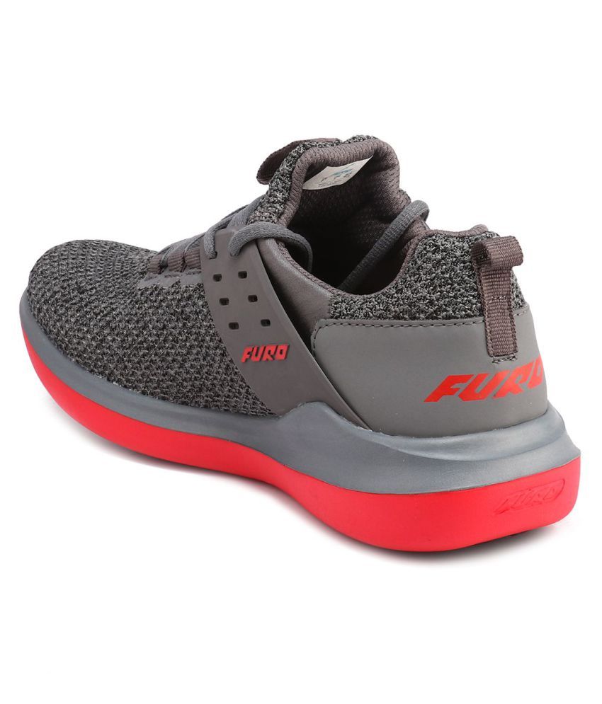 FURO Grey Men's Sports Running Shoes 