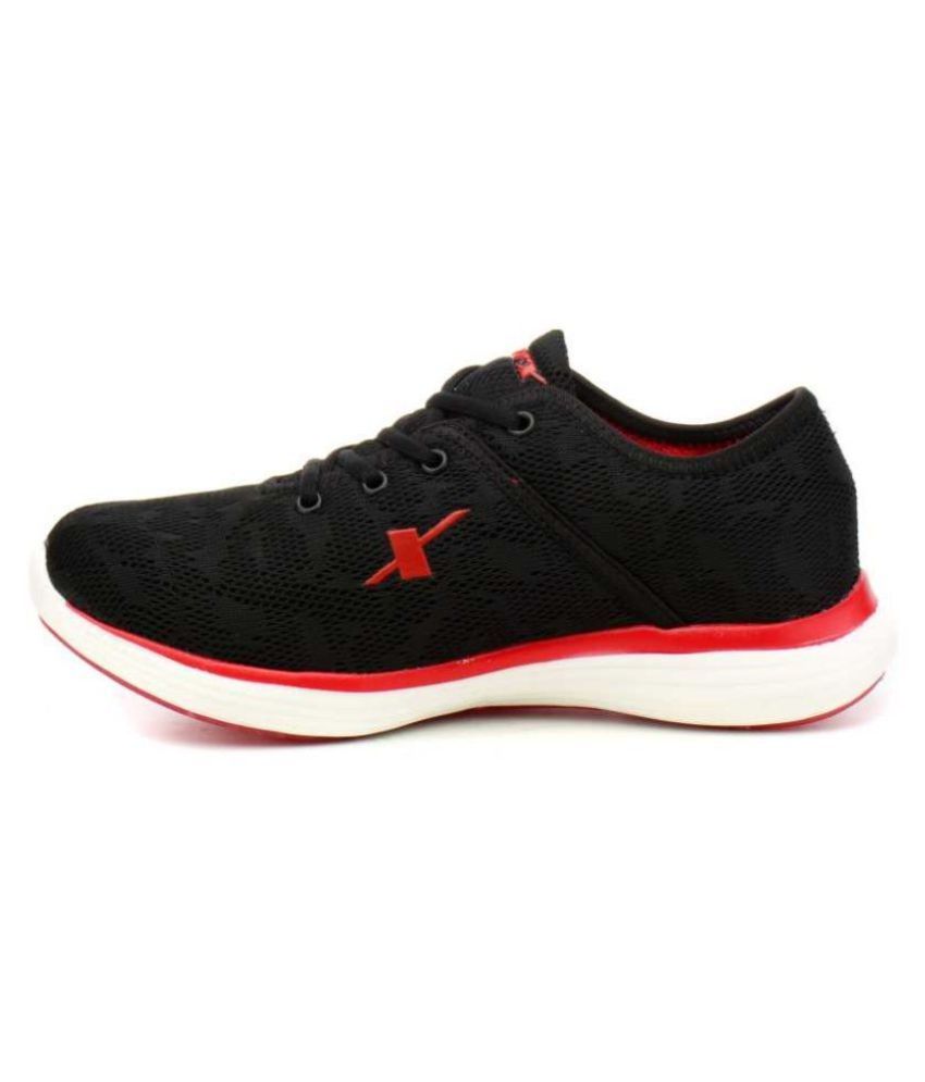 sparx black shoes without laces