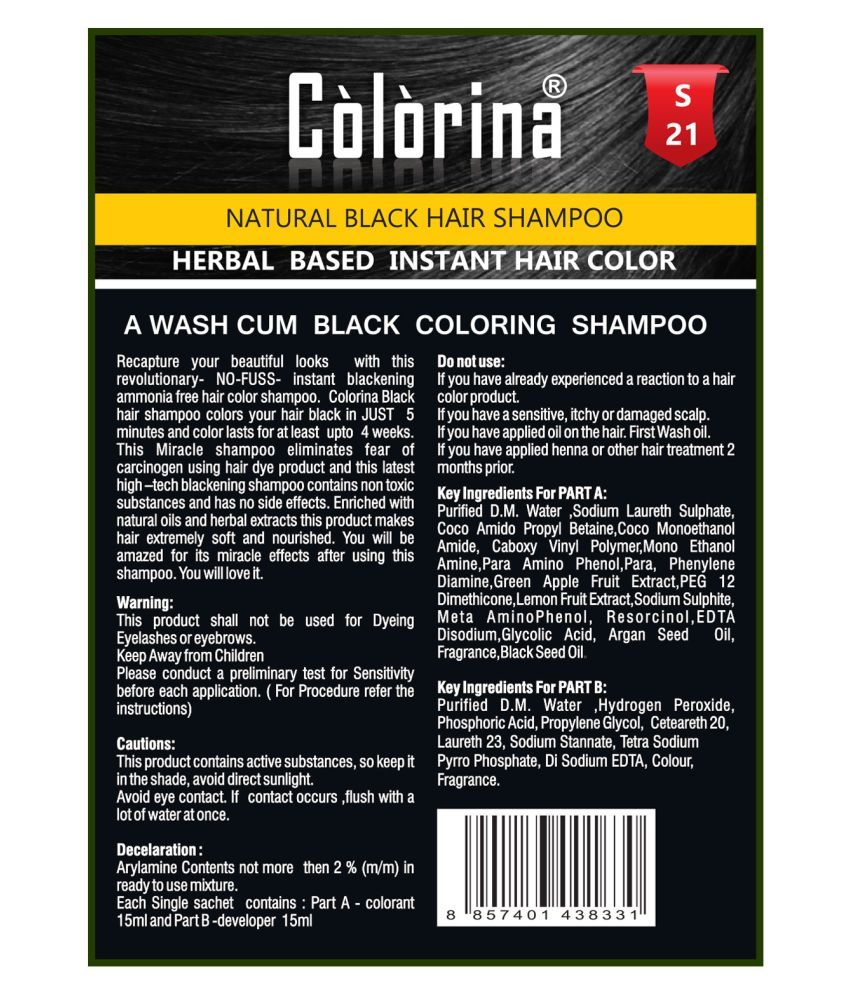 eAmaze COLORINA Hair Color Shampoo 30ml Semi Permanent Hair Color Black 600 mL Pack of 20: Buy eAmaze COLORINA Hair Color Shampoo 30ml Semi Permanent Hair Color Black 600 mL Pack of eAmaze COLORINA Hair Color Shampoo 30ml Semi Permanent Hair Color Black 600 mL Pack of 20: Buy eAmaze COLORINA Hair Color Shampoo 30ml Semi Permanent Hair Color Black 600 mL Pack of