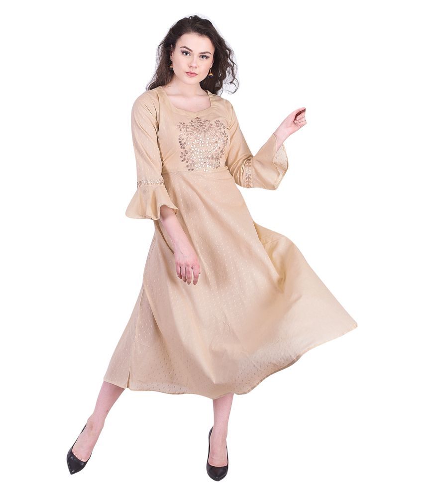 off white frock design