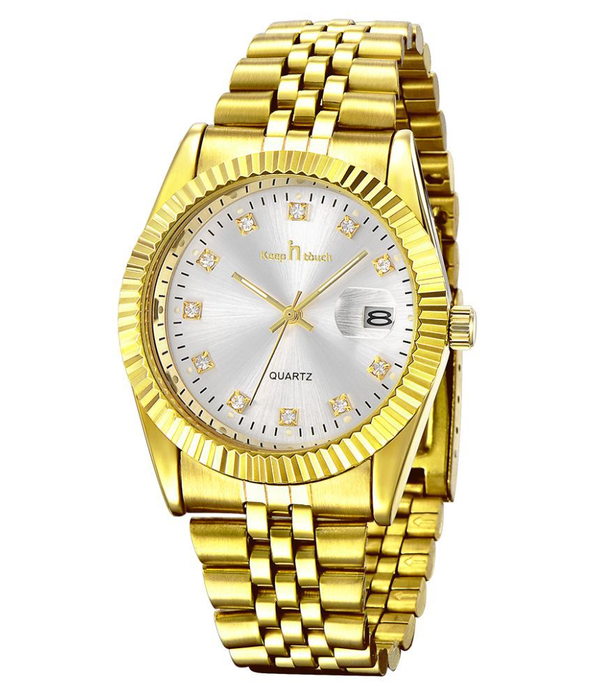 Keep N Touch Stainless Steel Round Womens Watch