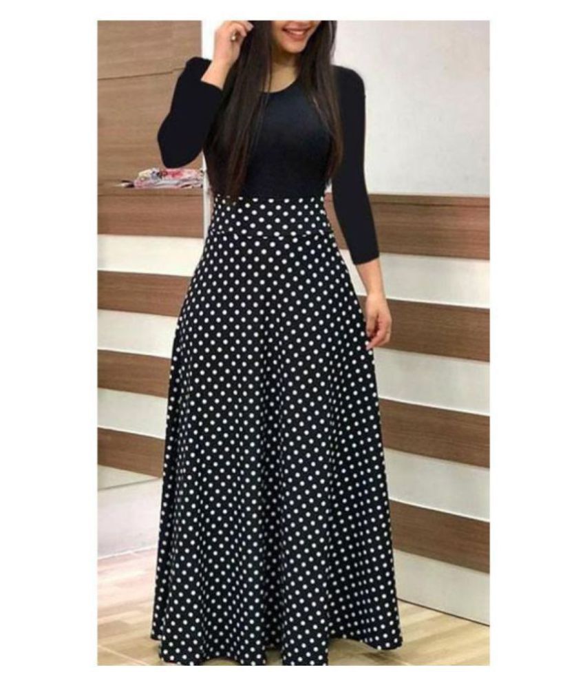 black anarkali kurtis