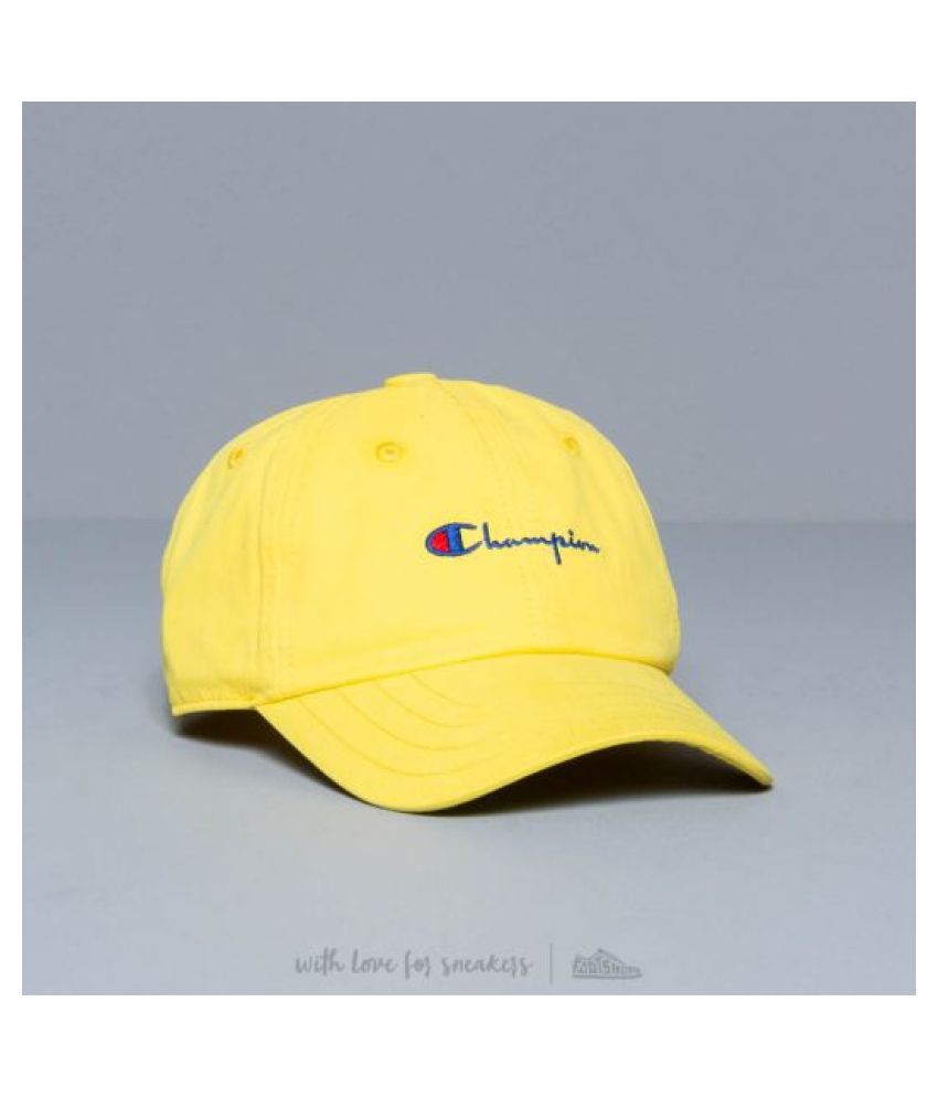 champion yellow cap