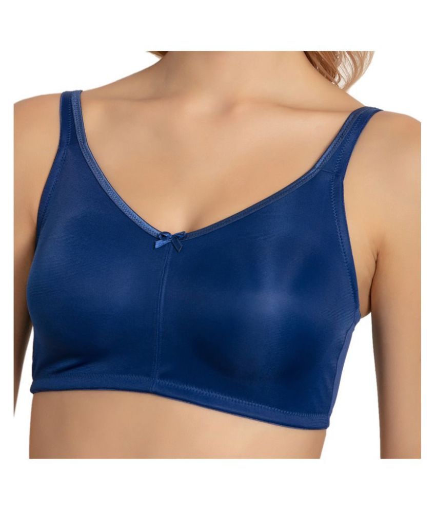 Buy Zivame Nylon Minimizer Bra Blue Online at Best Prices in India Snapdeal