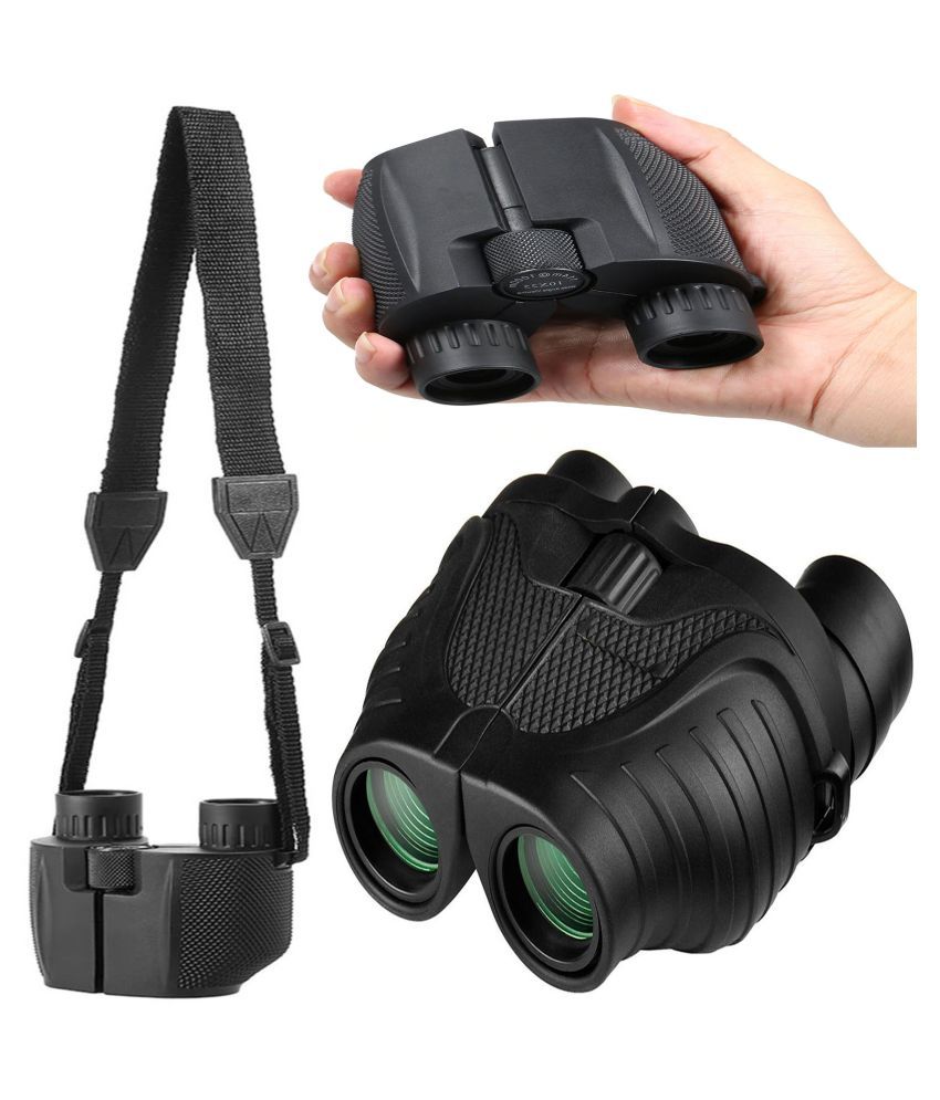 Zoom 10x25 Monocular Foldable Binocular Telescope,HD Monocular Dual