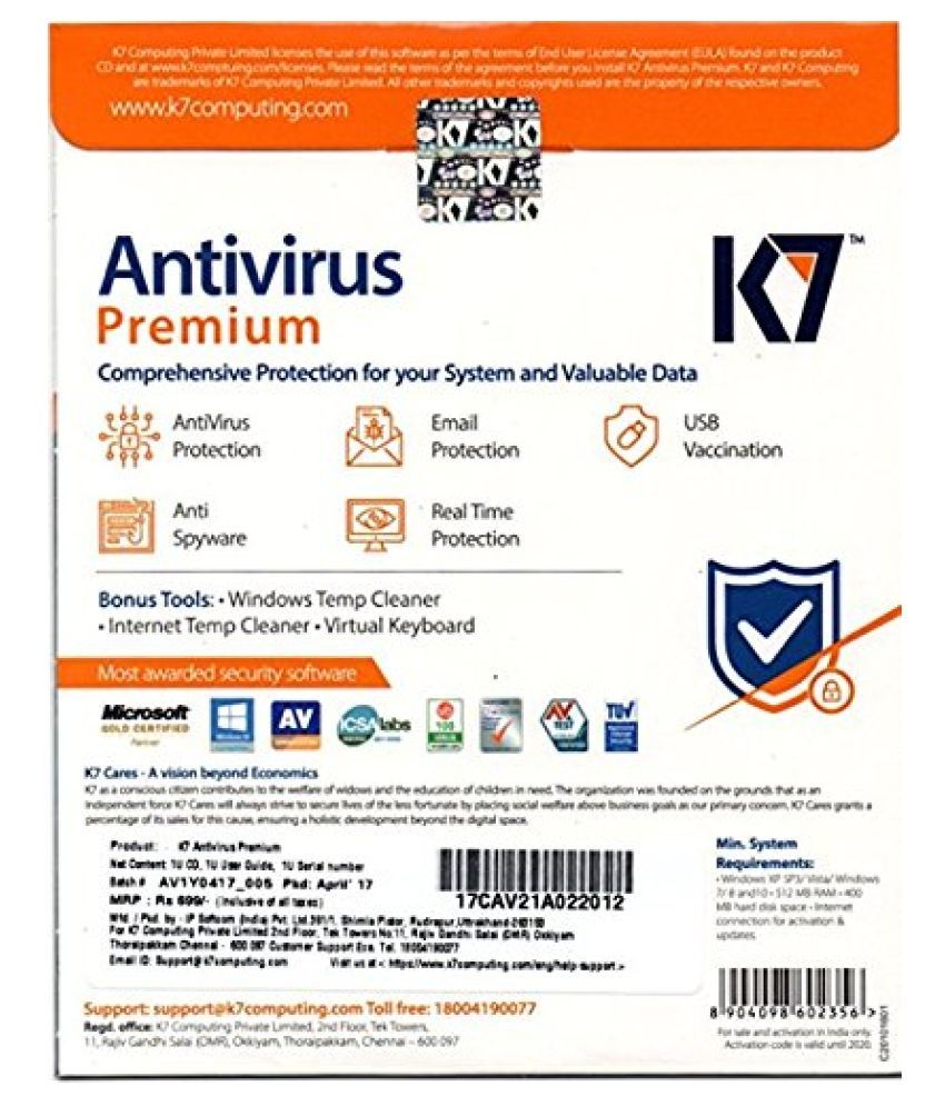 k7 antivirus one in three users price k7 antivirus one in three users price