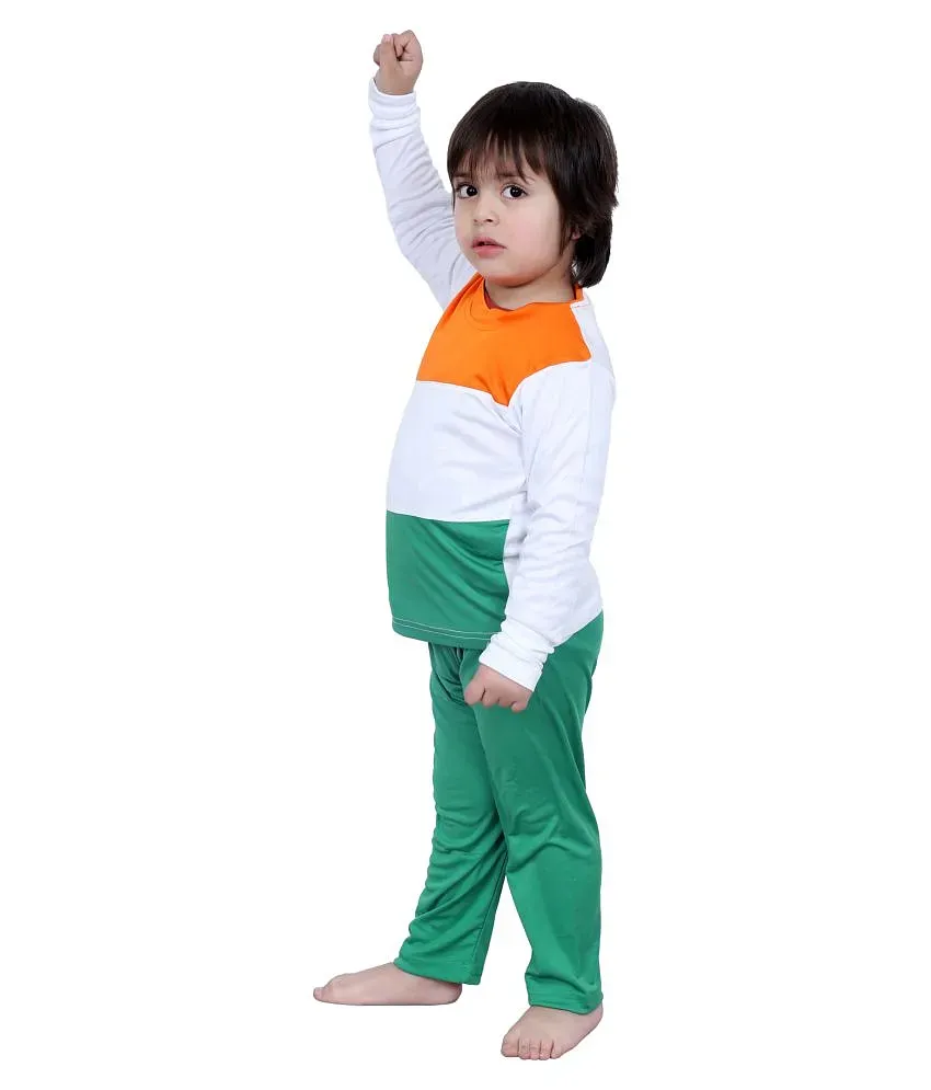 Tricolour dress 2024 for baby boy