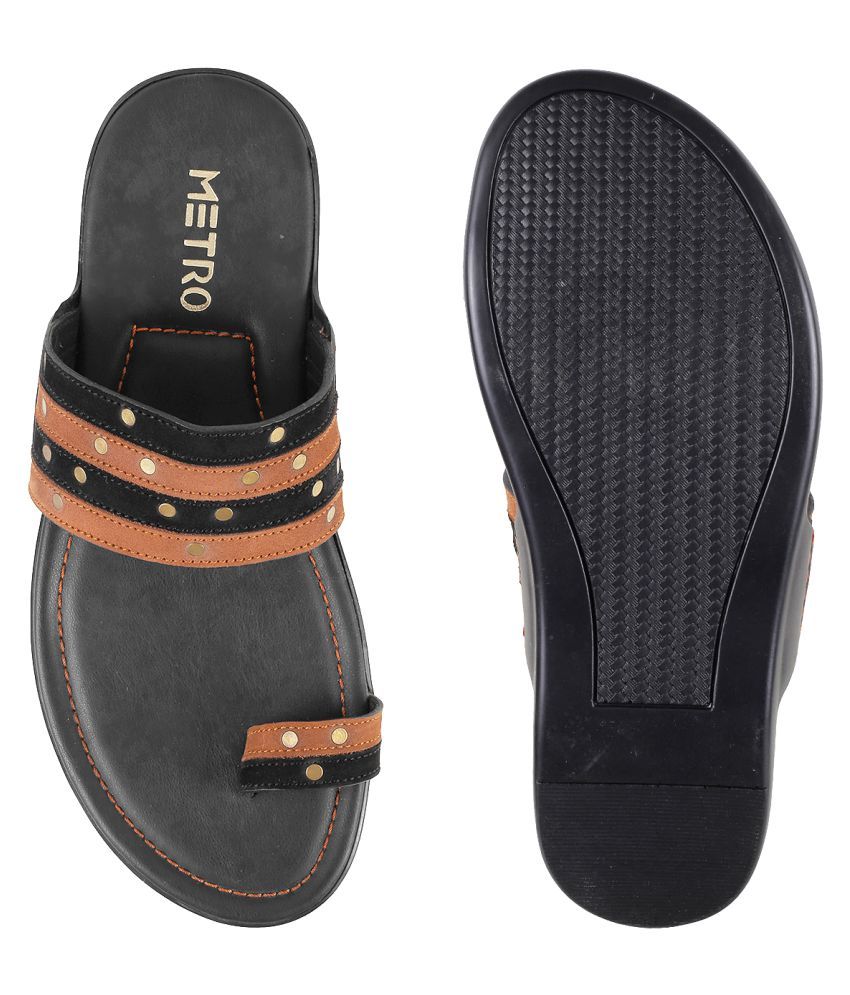 metro slippers for gents