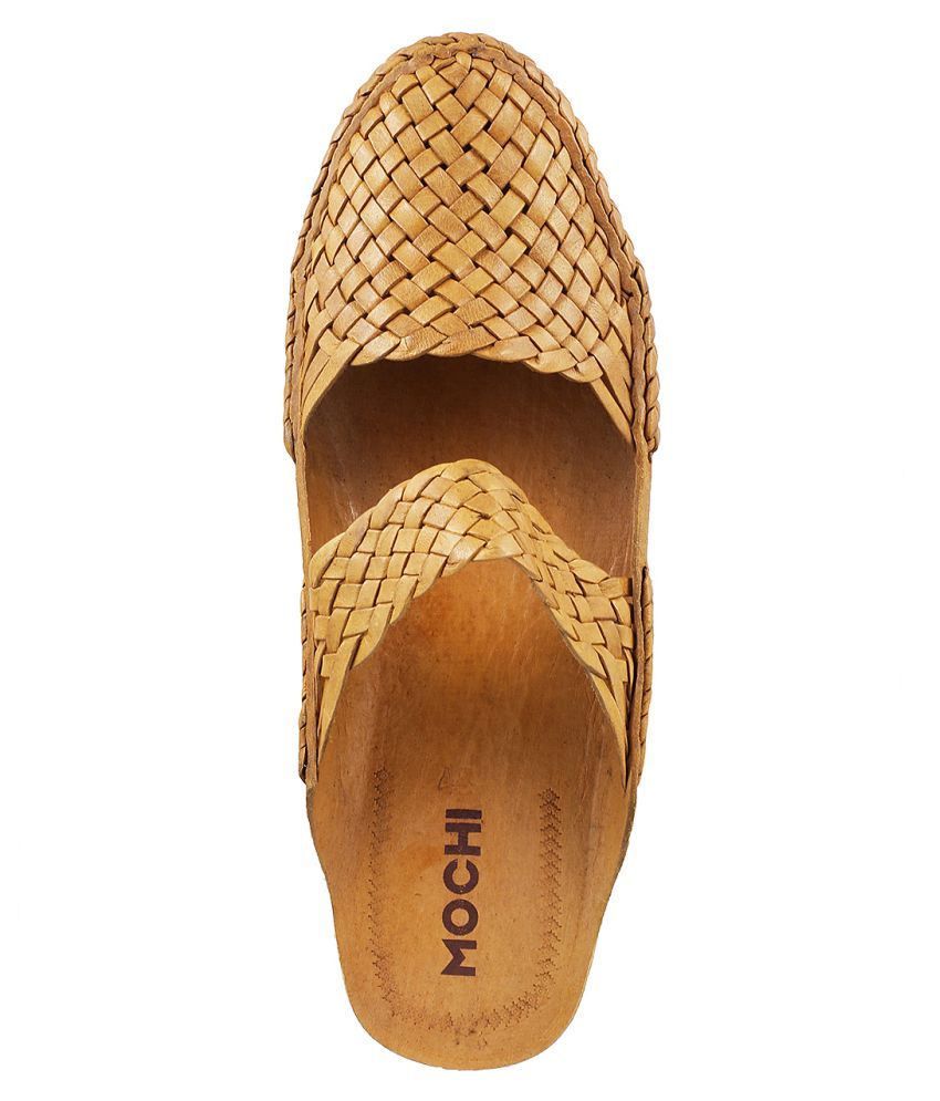 Mochi Beige Daily Slippers Price in India- Buy Mochi Beige Daily Slippers Online at Snapdeal