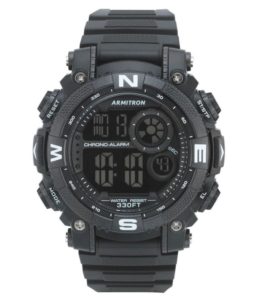 ARMITRON 40-8284BLK Resin Digital Men's Watch - Buy ARMITRON 40-8284BLK ...