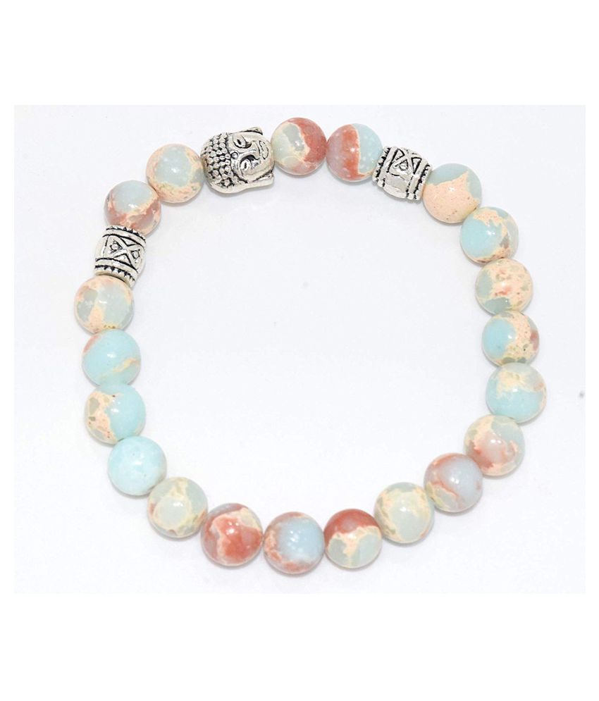     			Healing Accessories Certified Natural Stones & 7 Chakra Reiki/Yoga Good Luck Stylish Buddha Beads Bracelet. Trending Fashion Jewellery stone budha bracelet