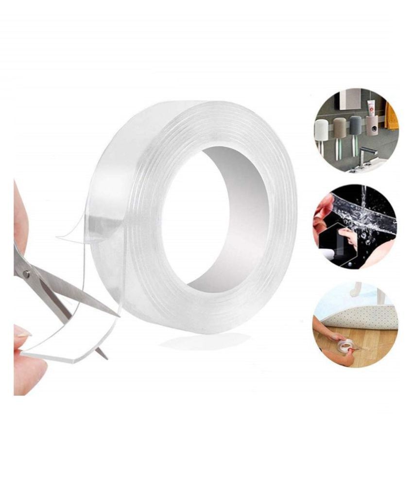     			New Design Transparent Nano Double-Sided Washable Reused Tape.