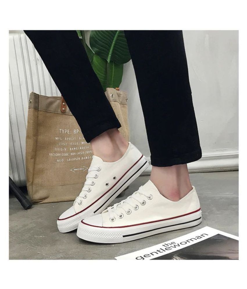 stylish shoes white