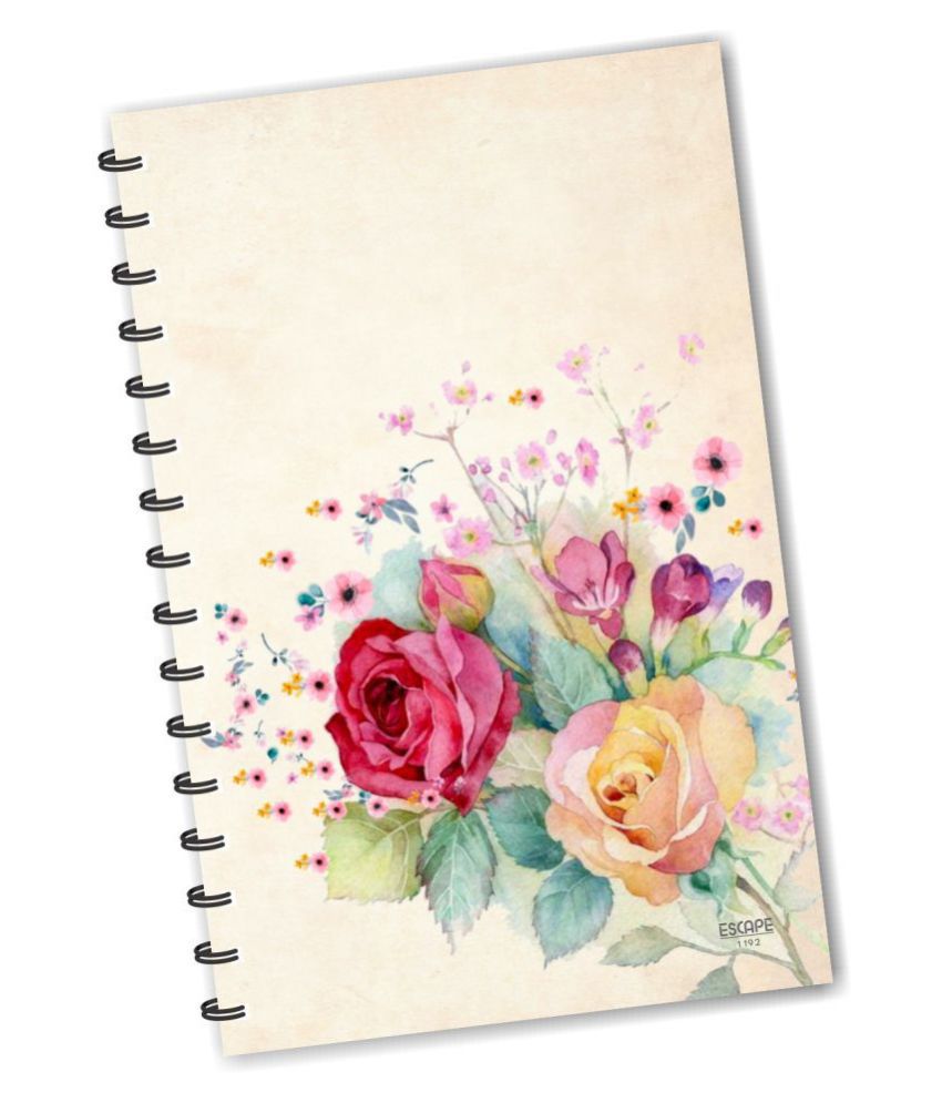     			ESCAPER Red Roses Yellow Roses (RULED) Designer Diary, Journal, Notebook, Notepad
