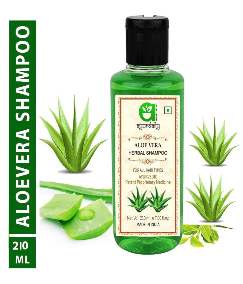     			Khadi Herbal Ayurdaily Aloevera for Silky & Stronger Hair Shampoo 420 mL