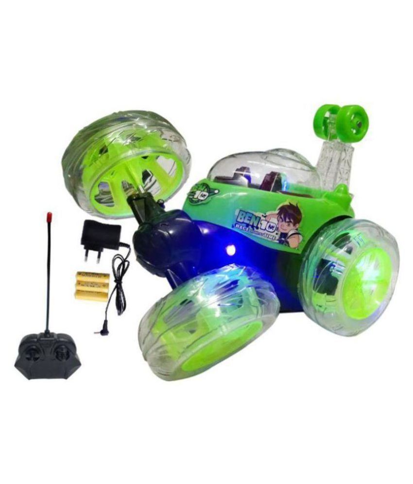 ben 10 rechargeable stunt car