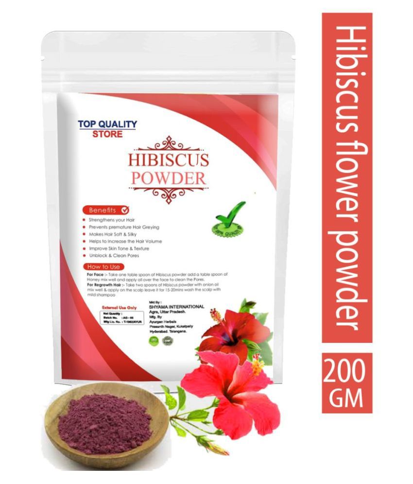     			TOP QUALITY STORE pure hibiscus powder for hair and face pack Face Face Pack Masks 100 gm