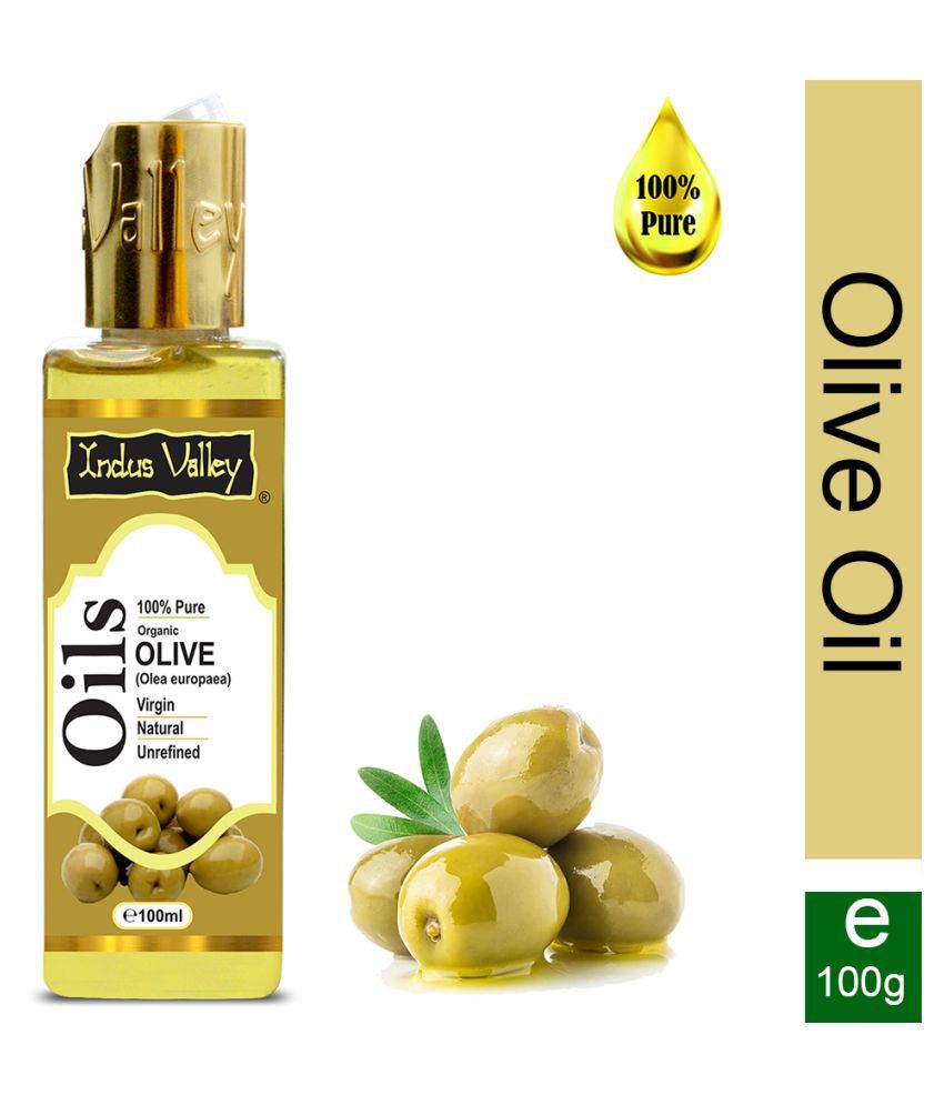     			Indus Valley Organic and Virgin Olive Carrier Oil - For Hair and Skin Care Treatments (100 ml)