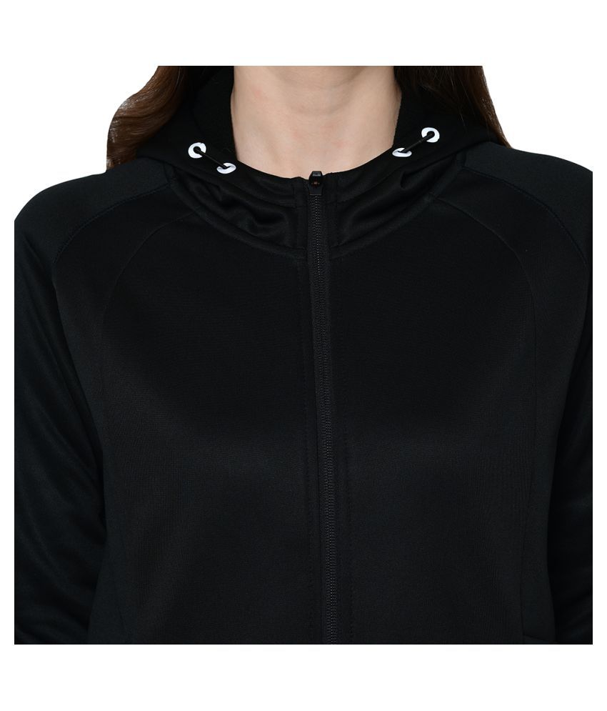 Buy 2Bme Polyester Black Hooded Sweatshirt Online at Best Prices in ...
