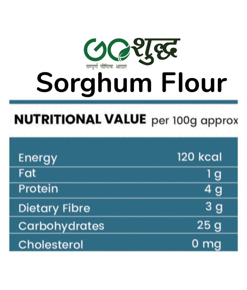 Goshudh Premium Sorghum/Jowar Atta/Flour 1000 Gm: Buy Goshudh Premium ...