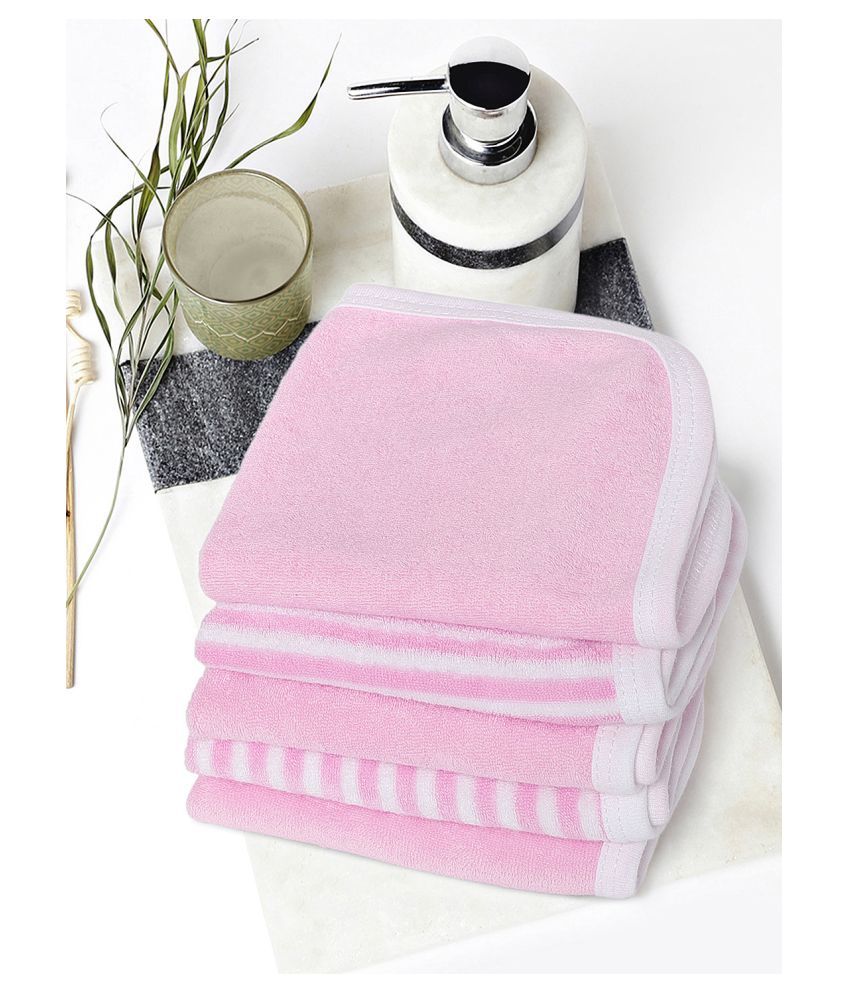My Milestones Pink Terry Napkins Set of 5 Buy My Milestones Pink