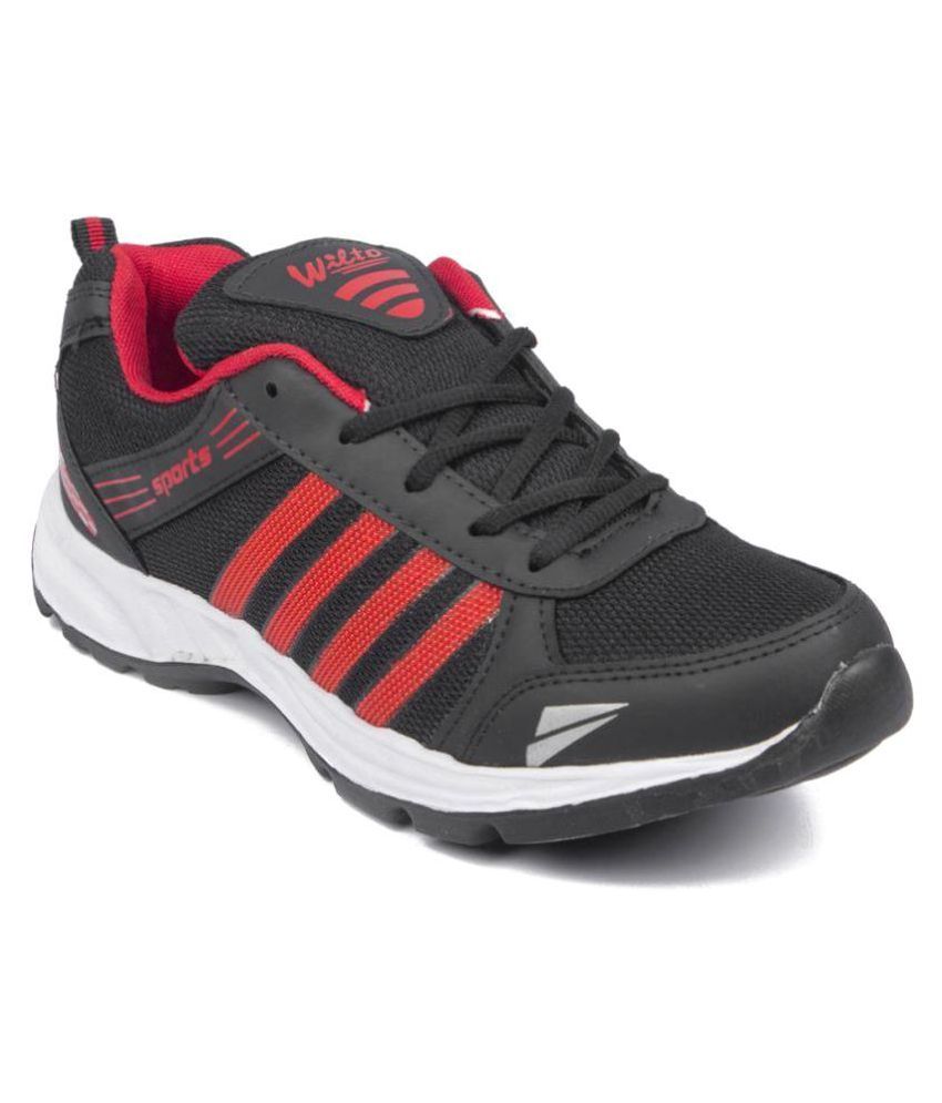     			ASIAN  Black Men's Sports Running Shoes