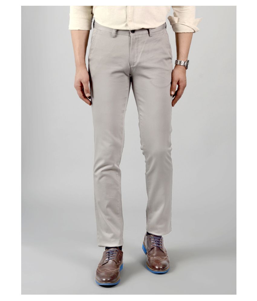 grey slim fit chinos