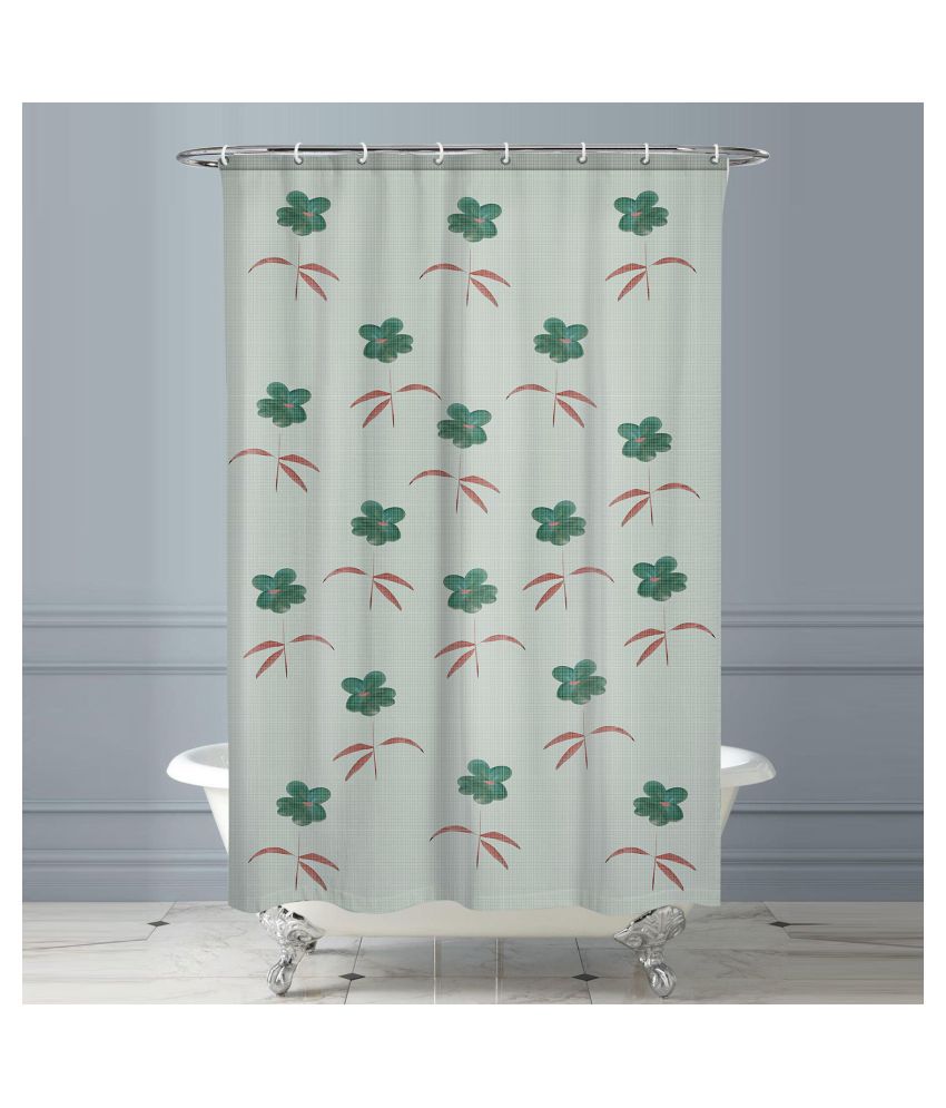     			E-Retailer Single Shower Curtain Green Others