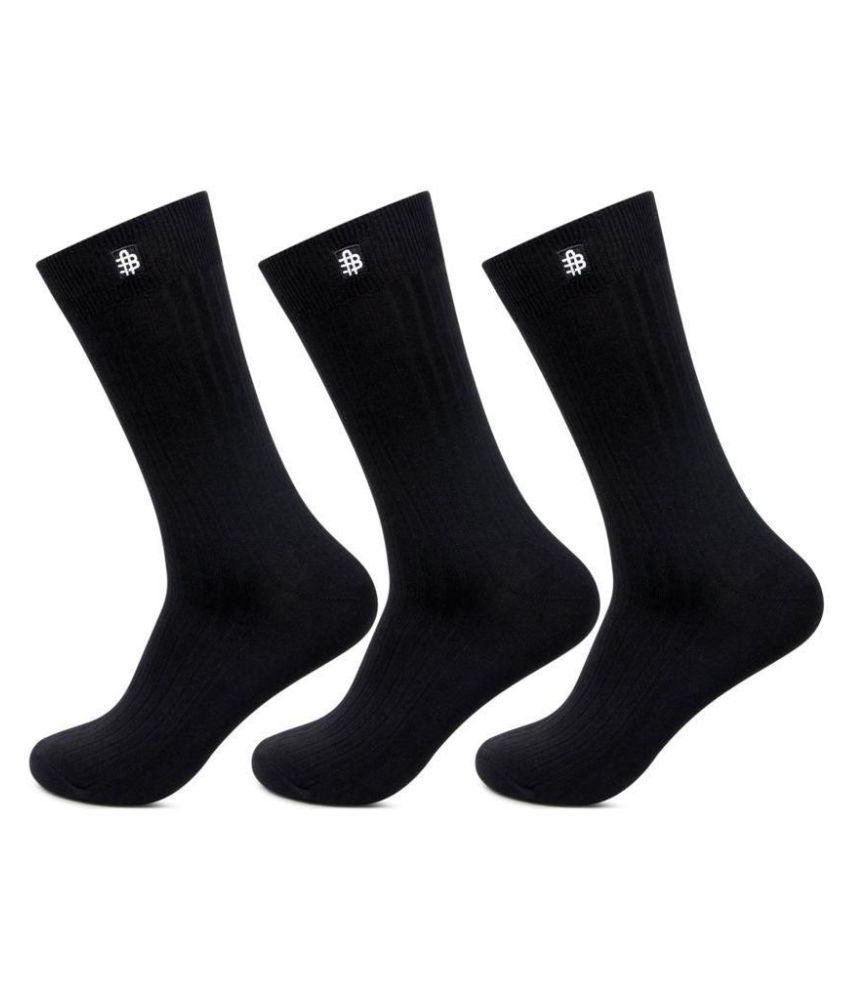     			Bonjour Beige Formal Full Length Socks Pack of 3