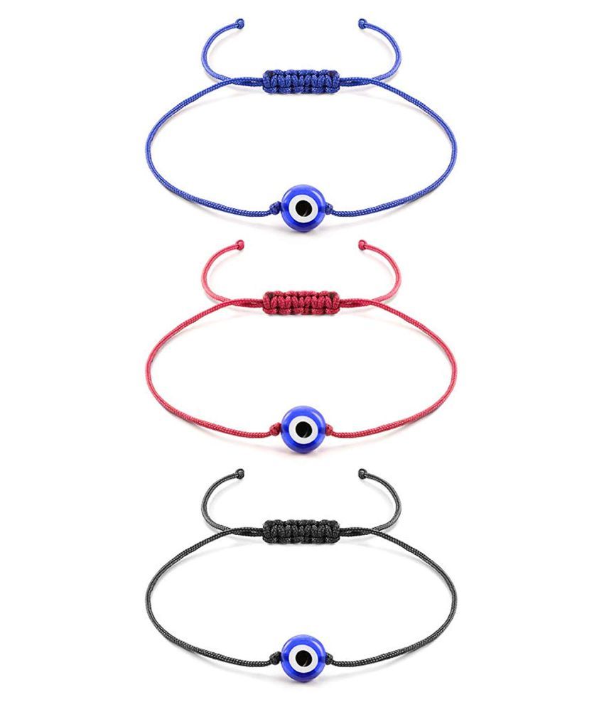 Knotted Rosary Bracelet"Decenario" Red Knot String Bracelet/Anklet