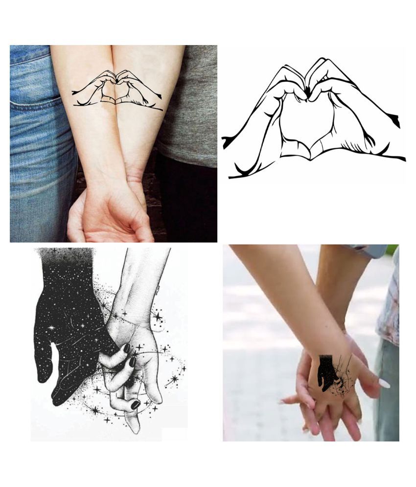 Ordershock Hand Shake with Hand Heart Love Combo Waterproof Temporary Body  Tattoo Buy Ordershock Hand Shake with Hand Heart Love Combo Waterproof  Temporary Body Tattoo at Best Prices in India  Snapdeal