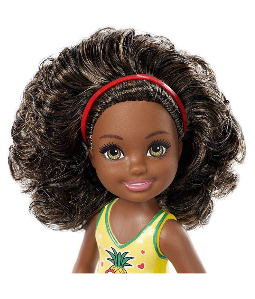 black chelsea barbie doll