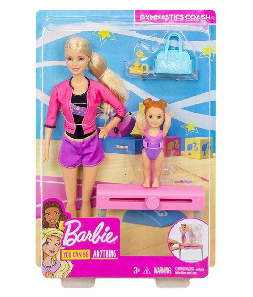 barbie gymnastics set