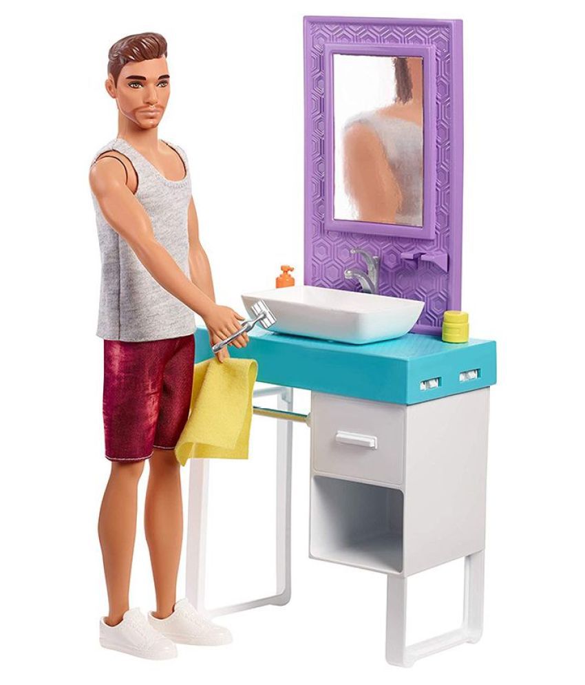 14091円 86％以上節約 Barbie Ken Doll Bathroom Playset